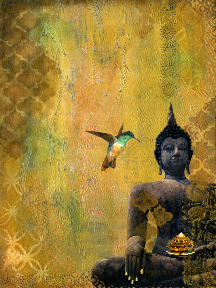 Buddha And The Hummingbird