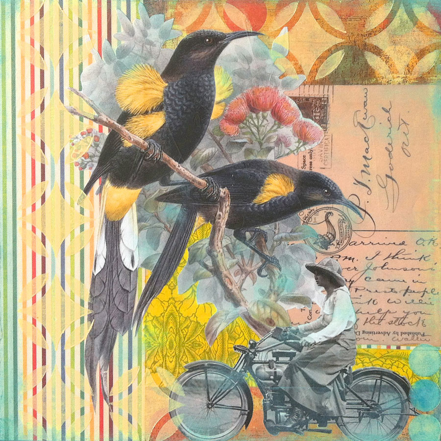 Two Birds & A Girl Print